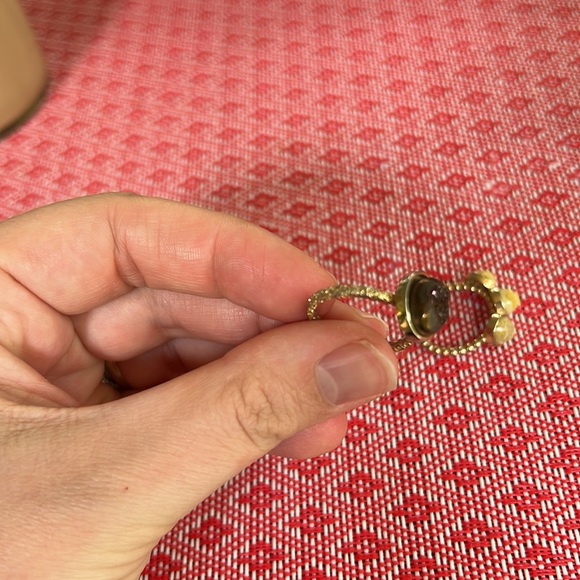 DARA ETTINGER druzy rings size 7 (2) - Picture 3 of 4